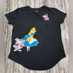 Ladies XXL Disney Alice In Wonderland Cheshire Cat shirt good condition minor